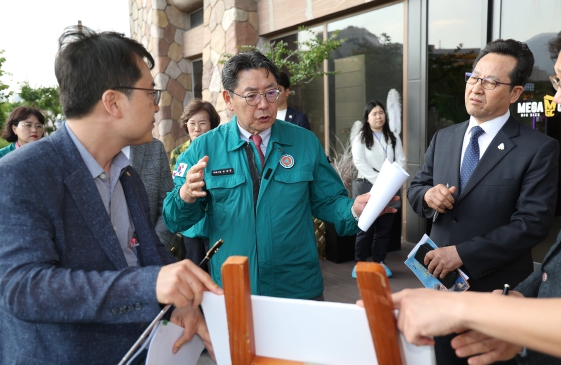 홍태용 김해시장, 안전대전환 집중안전점검