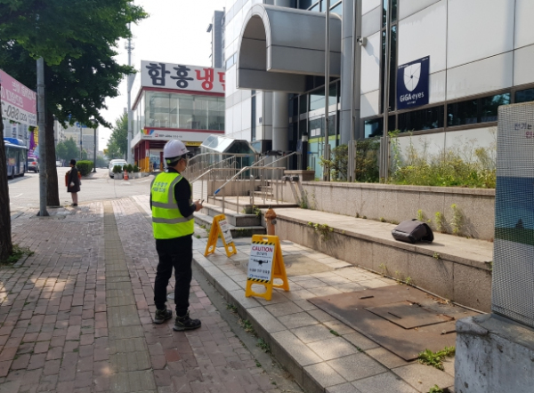 미추홀구, 풍수해 대비 옥외광고물 안전 점검 실시해
