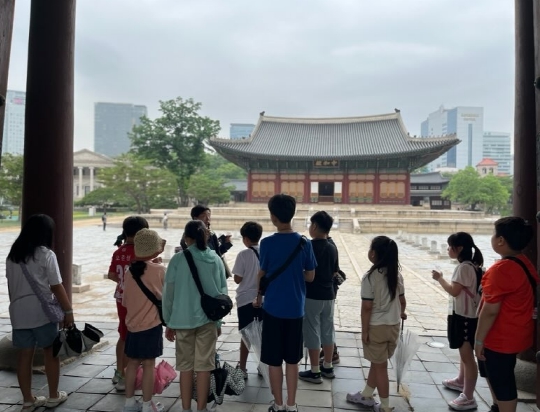 덕수궁 해설사 영어한국어 탐방