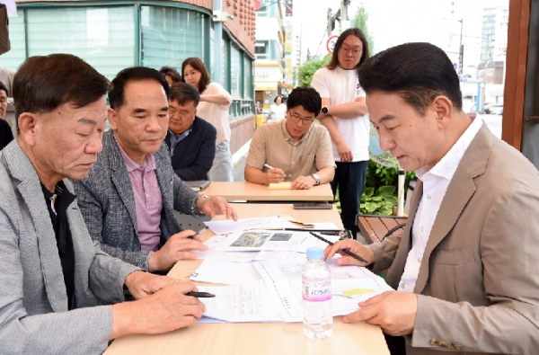 신곡2동주민센터 현장시장실