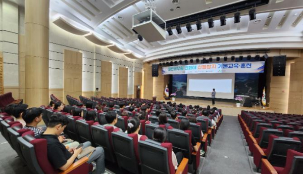 임실군, 일반공무원 진화대 산불방지 기본교육·훈련 실시