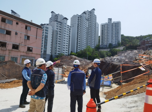 우대비 해체공사장 점검