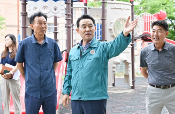 백영현 포천시장, 공공건축물 속 교육 공간 조성 위한 이동면 주민과의 현장간담회 개최