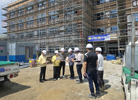 광주광역시동부교육지원청, 장마철 대비 주요 공사장 재해예방 점검