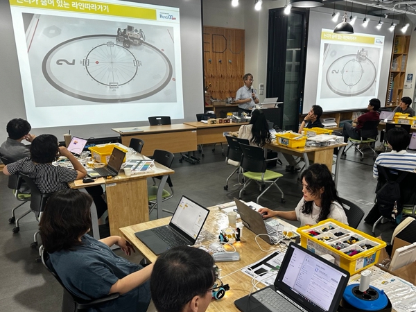 대전교육청, AI·SW교육 교구 활용 연수 운영