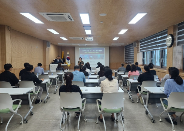 고성교육지원청, 학교운영위원회 위원 청렴 역량 강화 연수 실시
