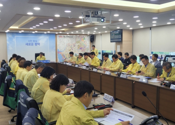 평택시, 집중호우 피해 복구 위한 ‘대책 보고회’ 열어