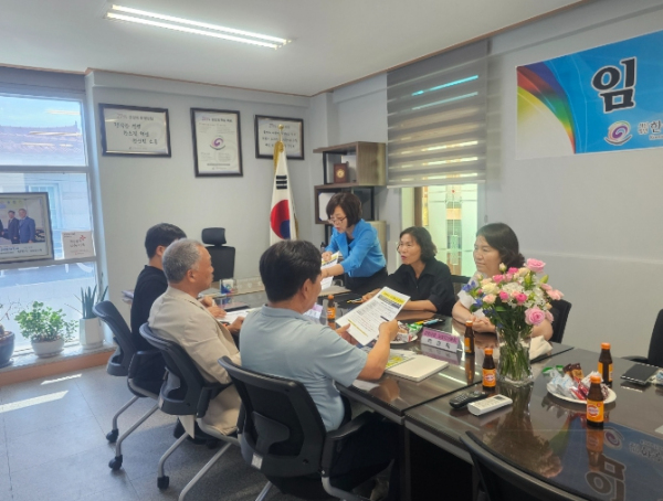 창원특례시, 상가지역 재활용품 분리배출 홍보를 위해 한국외식업중앙회 의창‧성산지부와 간담회 개최