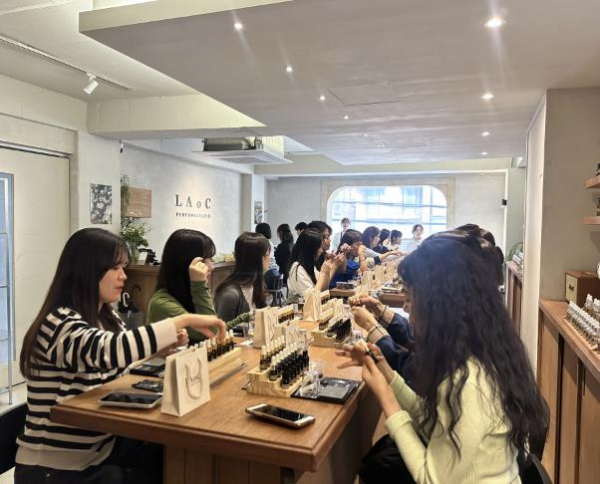 지난 4월 진행된 디퓨저 체험