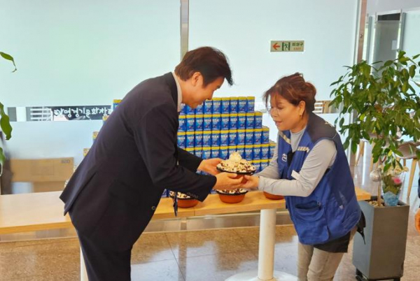 광명도시공사 서일동 사장, 현장의 목소리를 듣고 현장직원 격려