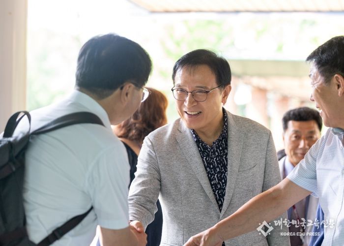 미래첨단농업학교 조성 학교 방문