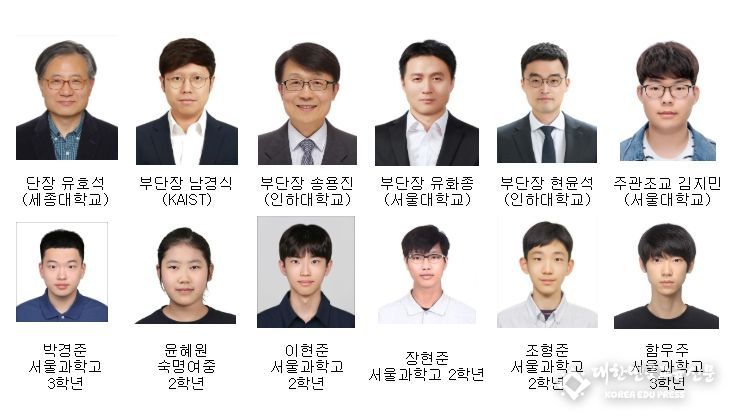 2025년 국제수학올림피아드 한국대표단