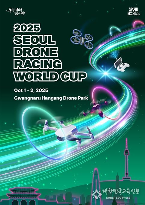 ‘2025 서울 국제 드론 레이싱 월드컵’ 포스터(영문)