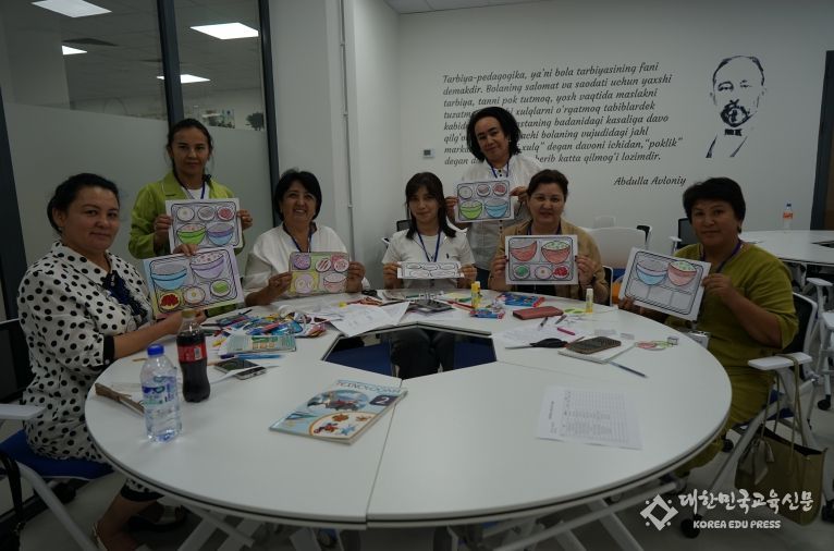 충남교육청, ‘작은 한국어 도서관 만들어 주기’ 캠페인, 우즈벡을 감동시키다!